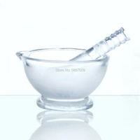 1pcs Lab Diameter 60mm to 180mm Glass mortar and pestle Glass Mortar bowl all size available