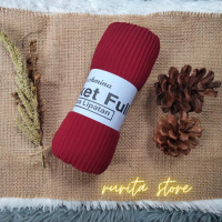 PASMINA PLISKET FULL 180 X 75 CERUTY BABY DOLL TERMURAH - Maroon