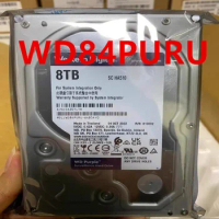 Original New Hard Disk For WD 8TB SATA 3.5" 7200RPM 256MB For WD84PURU
