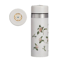 【乾唐軒】吉星花神保溫杯 330ml(鎏金/ 2色)