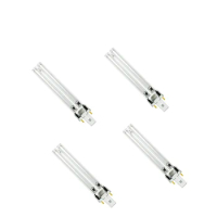 4 pcs 9w UV Lamp Bulb, Spare Bulb for Sunsun Hw-303b 304b 404b Jup-01 Filter Cf400, Cf500, G23 2 Pin