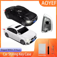 For Bmw 3 Series Car Model Key Case Cover Fob for G20 G30 X1 X3 X4 X5 G05 X6 Smart Remote Car Key Holder Keychain Accessories