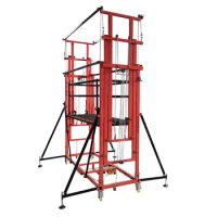 Electric lift scaffolding complete set of freight elevator lifting movable frame