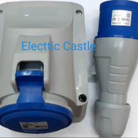 Legrand Surface Mounting 32A 3P+E 3Pin IP44 555254 3Kaki 1Phase + Straight Plug 32A 2P+E 3Pin IP44 3