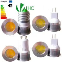 LED Bulb Light 35mm Dimmable MR11 COB 5w DC 12v AC LED Spotlight Bulb GU10 GU4 LED Lamp Dimmer 220V LED Spot Light Lamp Mini