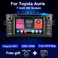 2 Din Android Car Radio DVD For Toyota Auris Hatchback Multimedia Player 4G WIFI USB Audio Stereo 2Din Head Unit GPS Navigation