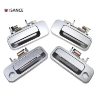 ISANCE Outside Door Handle Silver Rear Front Right Left 69220-AA010 69230-AA010 For Toyota Camry 1997 1998 1999 2000 2001