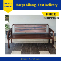 5 Feet Strong Metal Bench Chair Garden Chair / Kerusi Taman Metal Bench Chair Long / Outdoor Chair