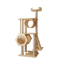Cat Scratcher Tree Wholesale Big Cat Tree House Tower With Toys Petty Love Cat Climbing Sports Pet House
