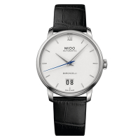 MIDO美度 官方授權 BARONCELLI永恆系列 大日期窗機械腕錶 母親節 禮物 40mm/ M0274261601800
