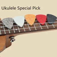 5 pcs/Ukulele Pick Colorful Soft Felt Plectrum Mediator Ukulele Accessories for Concert Soprano Tenor