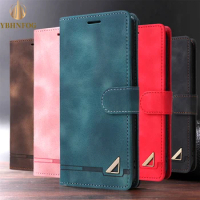 Business Leather Flip Phone Case For Samsung Galaxy A5 2017 A6 A7 A8 2018 J3 J5 J7 2017 J6 2018 Luxury Wallet Bracket Cover
