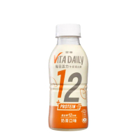 【金車/伯朗】VitaDaily每日活力牛奶蛋白飲-奶茶口味350ml-24罐/箱 任選:原味/無加糖