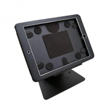 New 10.2-inch 7th Gen kiosk tilting tablet enclosure secure display stand for iPad with anti-theft lock and a variety of bases