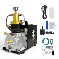 TUXING TXES031 4500Psi 300Bar PCP Air Compressor with Fan Water Cooling System PCP High Pressure Compressor for Diving Tank