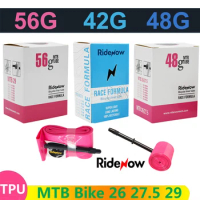 RideNow TPU Tube MTB 29 " Bike Inner Tire 29x1.9 1.95 2.0 2.1 2.2 2.3 2.4 2.5 Bicycle lights Tire 26 27.5 29er French valve