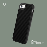 犀牛盾 iPhone 7/8/SE2/SE3 SolidSuit 防摔背蓋手機殼-碳纖維紋路