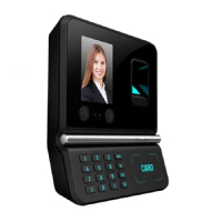 TCP/IP Face Fingerprint Scanner Recognition Time Attendance Machine With Code and Card Time Attendance