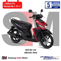 SIM-Sepeda Motor Yamaha MIO M3 125 Mio M3-Metallic Red
