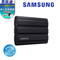 SAMSUNG 三星T7 Shield 1TB USB 3.2 Gen 2移動固態硬碟 星空黑 (MU-PE1T0S/WW)