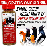 NUTRIMIX ROYAL PROTEIN Pakan Burung Murai Kacer Anis Jalak Cendet Ciblek Prenjak Pakan Protein Tingg