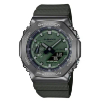 G-SHOCK 雙顯 男錶 金屬錶殼 樹脂錶帶 防水200米 (GM-2100B-3A)