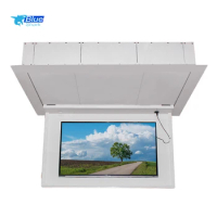 65-86 Inch Ceiling Tv Bracket Adjustable Ceiling Stands Motorized Tv Mount Drop Down Tv Lift Audiovisual Equipment