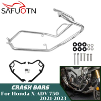 for Honda XADV X-ADV 750 2021 2022 2023 Engine Guard Highway Crash Bar Motorcycle Frame Protection Lower Bumper X-ADV750 Parts