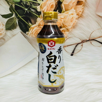 日本 kikkoman 龜甲萬 鰹魚高湯 白醬油 500ml 高湯醬油 鰹魚醬油