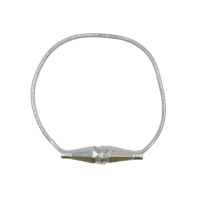 【二手名牌BRAND OFF】BOUCHERON 寶詩龍 18白K金 Jack de Boucheron 手鏈 JBT00788