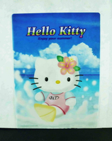 【震撼精品百貨】Hello Kitty 凱蒂貓 墊板 藍衝浪 震撼日式精品百貨