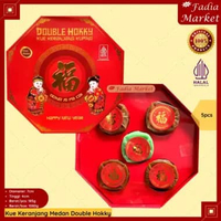 Kue Keranjang Imlek Sincia Kuping Medan Double Hokky 5 pcs Segi Delapan
