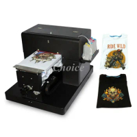 A4 T-Shirt Printer DTG 6 Colors Printer Flatbed T-Shirt Printing Machine Garment Printing Machine Digital Inkjet Printer