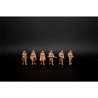 1/72 German Defense Army Marching Posture 6-Person Voxel (Soldier Voxel)
