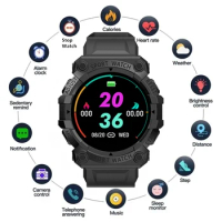 Y56 Smart Watch Color Touch Screen Fitness Tracker Smart Watch Men Heart Rate Monitor Blood Pressure Smartwatchs For Android iOS
