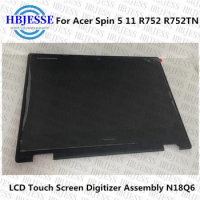 11.6'' HD LED LCD Touch Screen Digitizer Assembly with Frame replacement for Acer Chromebook Spin 511 R752 R752T 1366x768