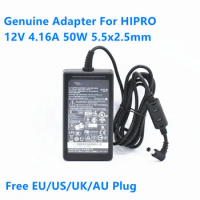 Genuine 12V 4.16A 50W HIPRO HP-A0502R3D HP-A0501R3D1 25.10245.001 Power Supply AC Adapter For HP LED LCD Monitor Charger