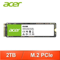 ACER 宏碁 FA100 2TB M.2 PCIe Gen3x4 SSD固態硬碟