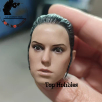 1/6 Scale Soldier Action Figure Accessory 1/6th Daisy Ridley Rey Female Head Sculpt Fit 12" JIAOUDOLL Tbleague Body Figure