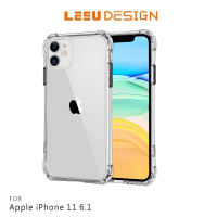 LEEU DESIGN Apple iPhone 11 6.1 犀甲 氣囊磨砂保護殼【APP下單4%點數回饋】