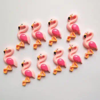 8pcs/lot Flamingo Slime Resin DIY Accessories Toy Supplies Filler For Clear Fluffy Slime Plasticine Gift Toy For Children
