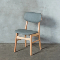 【H&amp;D 東稻家居】米可白高質感舒適餐椅(高質感 圓潤 餐椅 舒適)