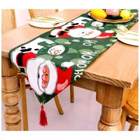 Taplak Meja Natal Table Runner 33x150cm - Taplak Meja Natal Panjang - Taplak Meja Panjang - Table Ru