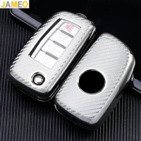 4 Buttons TPU Car Flip Folding Key Case Cover For Nissan NV200 Sentra Versa Protector Holder Key Fob Auto Accessories