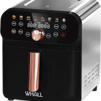 Touchscreen, 12-in-1 Cooking Functions Air fryers, Dishwasher-Safe Basket, Stainless Steel/BG