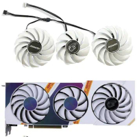 New GPU Fan 4PIN 75MM 85MM for Colorful Geforce RTX 3080 3070 3060 Ti iGame Ultra OC White RTX3080 RTX3070 Graphics Card Fan