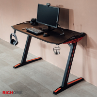 RICHOME WARRIOR紅爵士電競桌W120 x D60 x H75CM