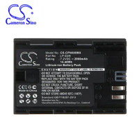 CameronSino for CANON EOS 5D Mark II III 5DS 5DS R 60D 60Da 6D 70D 7D 7D Mark II LP-E6N battery