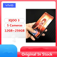 DHL Fast Delivery Vivo IQOO 3 5G Cell Phone Snapdragon 865 Android 10.0 6.44" Super AMOLED 12GB RAM 128GB ROM UFS 3.1 55W 48.0MP