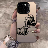 เคสโทรศัพท์ Boxing Girl แบบปรับแต่งได้ พร้อมชุบไฟฟ้าและเคส IMD สำหรับ Xiaomi Mi 15/14/13/12/13T/14T 